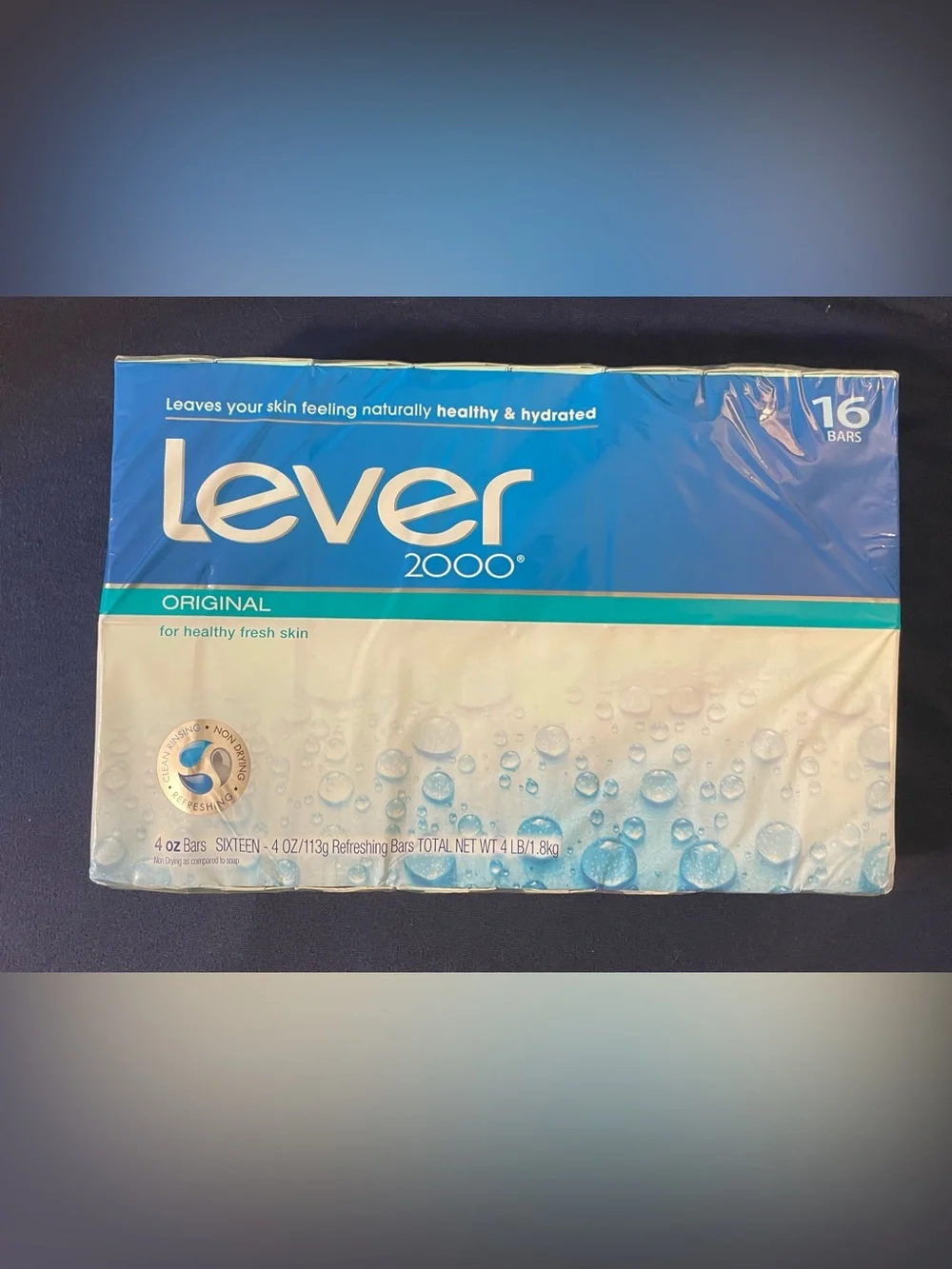 NIB Lever 2000 Original Bar Soap 16 Bars Bulk Pack 4 oz Each (Brand New)